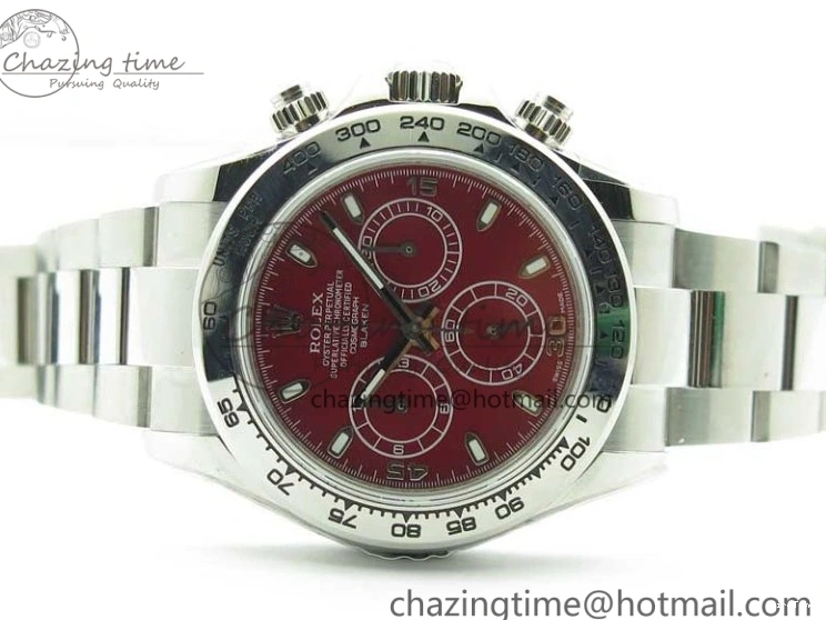 MiroTime 0417 Daytona 116520 SS UBF Best Edition Red Stick Markers Dial on SS Bracelet A Reliable 2951